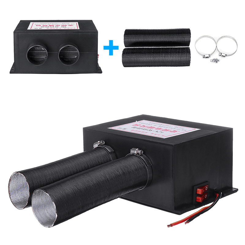 12V/24V Car Truck Heater 500W Quiet Heating Fan Warmer Windscreen Defroster Demister - MRSLM