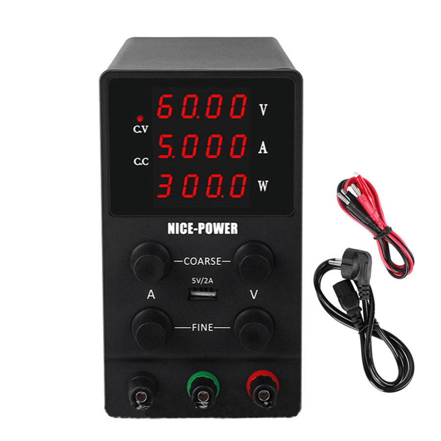 NICE-POWER SPS605 60V 5A Lab Bench DC Power Supply Digital Switching Laboratory Power Feeding Current Stabilizer Voltage Regulator - MRSLM