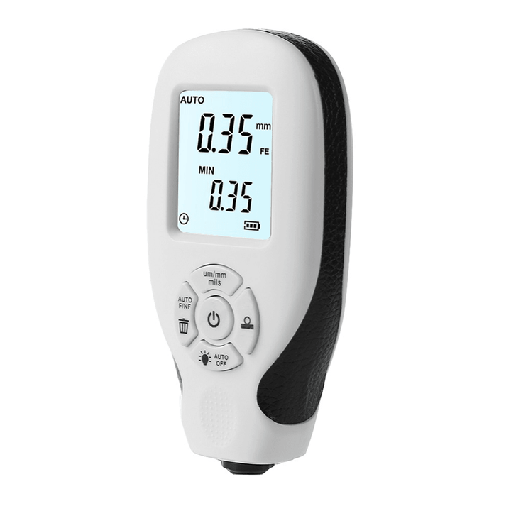 HW300 Digital Thickness Gauge Meter Ultrasonic Film Mini Car Coating Measuring Tools with Backlight LCD Display - MRSLM