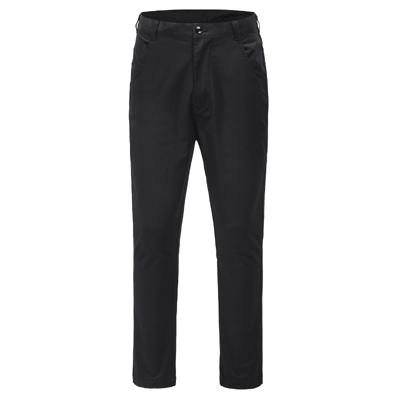 Slim-Fit Men'S Concept Casual Trousers with Style Zipper - MRSLM