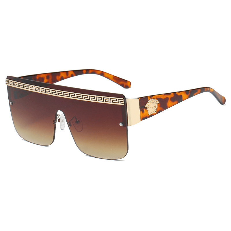 Trendy Fashion Personality Head Decorated Sunglasses Frameless - MRSLM