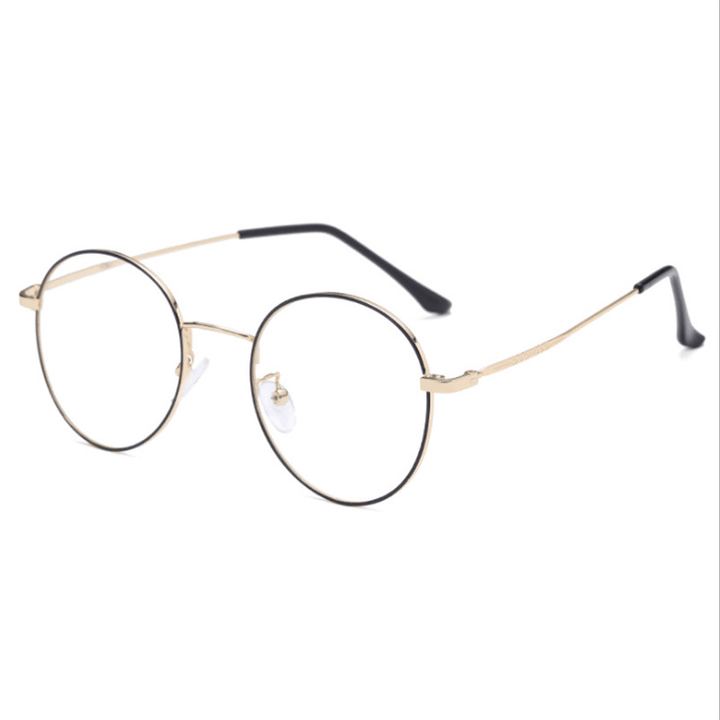 New Style Flat Mirror Full Frame Myopia Glasses Female round Glasses Frame - MRSLM