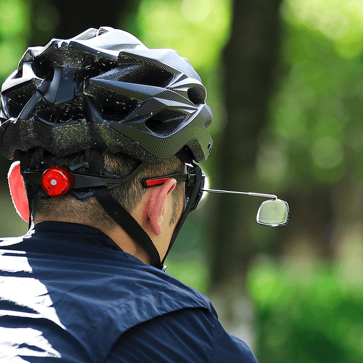 WEST BIKING Bicycle Helmet Mirrors Mini Reflector Flat Mirror Multi-Angle Adjustable Outdoor Cycling Equipment - MRSLM