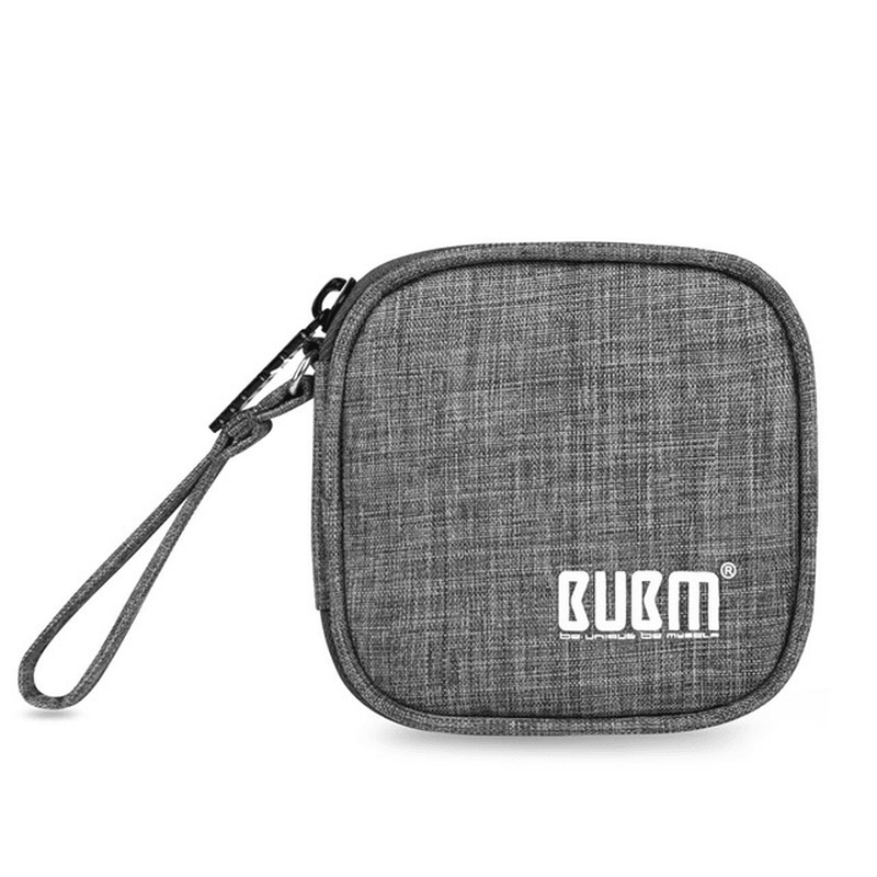 BUBM Travel Carrying Case for Small Electronics and Accessories Earphone Earbuds Cable Change Purse - MRSLM