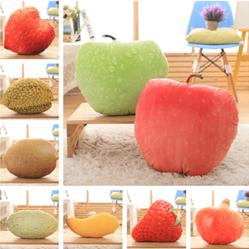 Honana WX-558 New 3D Simulation Fruit Pillow Decorative Cushion Throw Pillow with Inner Home Decor Sofa Emulational Toys - MRSLM