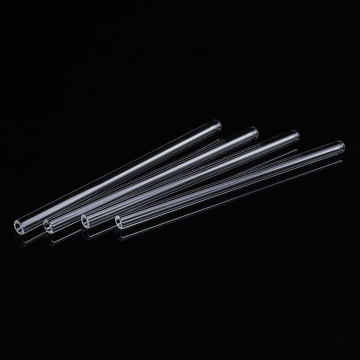 10Pcs Length 200Mm OD 10Mm 1.5Mm Thick Wall Borosilicate Glass Blowing Tube Lab Factory School Home Tubes - MRSLM