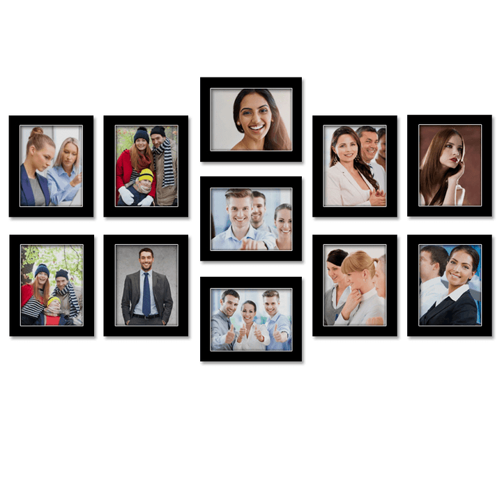 11Pcs Creative Cardboard 7 Inch Photo Wall DIY Combination Photo Frame Wall - MRSLM