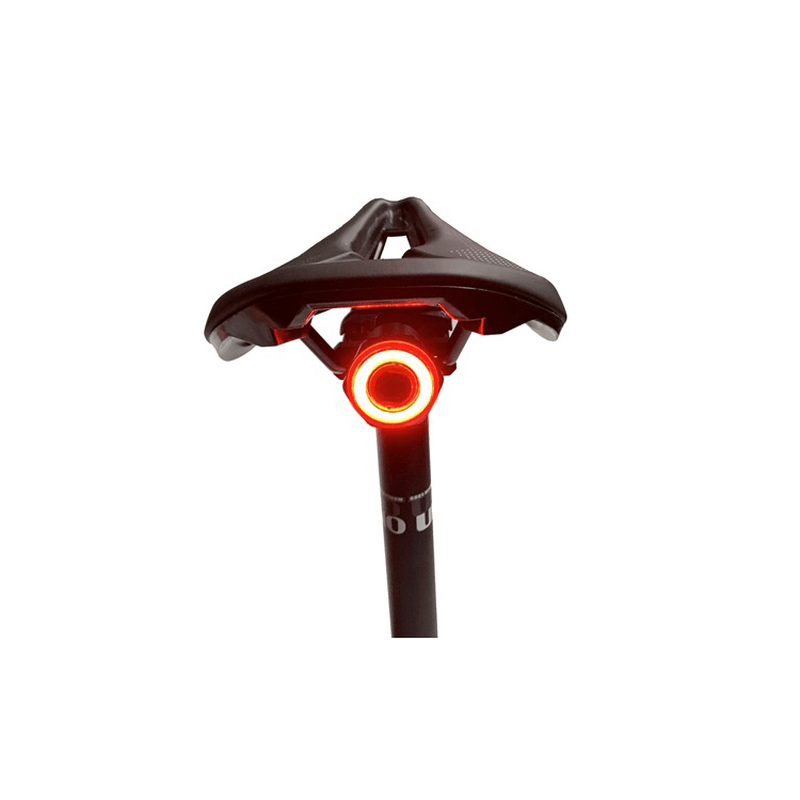 MEROCA MX2 100LM Smart Sensor Light Brake Induction 24H Running Time 4 Modes 500Mah USB Rechargeable 180° Floodlight Outdoor Cycling Bike Tail Light IPX6 Waterproof - MRSLM