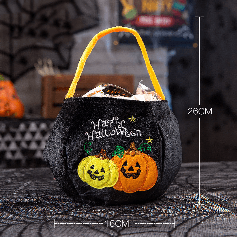 Children Halloween Style Pattern Casual Go Out Candy Sugar Carry Bag Handbag - MRSLM