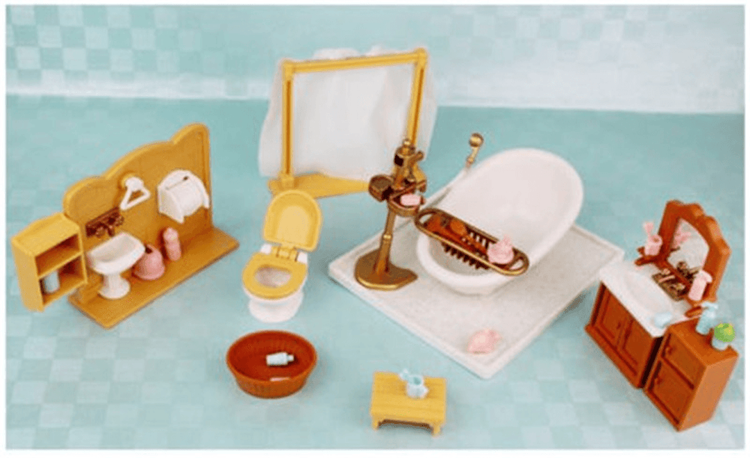 1:12 Simulation Bathroom Play House Props Dollhouse Creative DIY Material - MRSLM