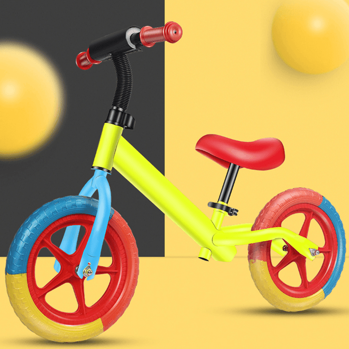 Lightweight Kids Balance Bike No Pedal Training Bicycle for Children＆Toddlers Balance Walking Bike for Ages 2-7 Years - MRSLM