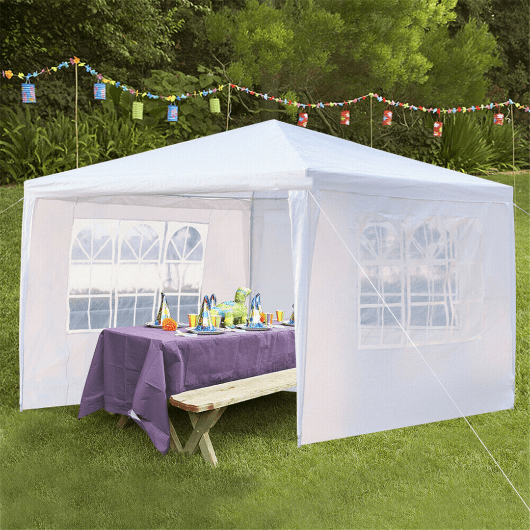 3X3M 3 Instant Sidewall Tent Canopy UV Sun Wall Waterproof Tent Sunshade Sidewall Outdoor Camping Gazebo Wedding Marquee Party - MRSLM