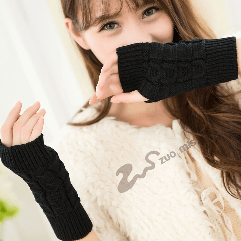 Warm Knit Fingerless Gloves - MRSLM