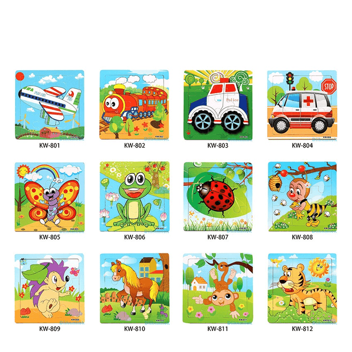 Wooden Children'S Educational Early Education Puzzle - MRSLM