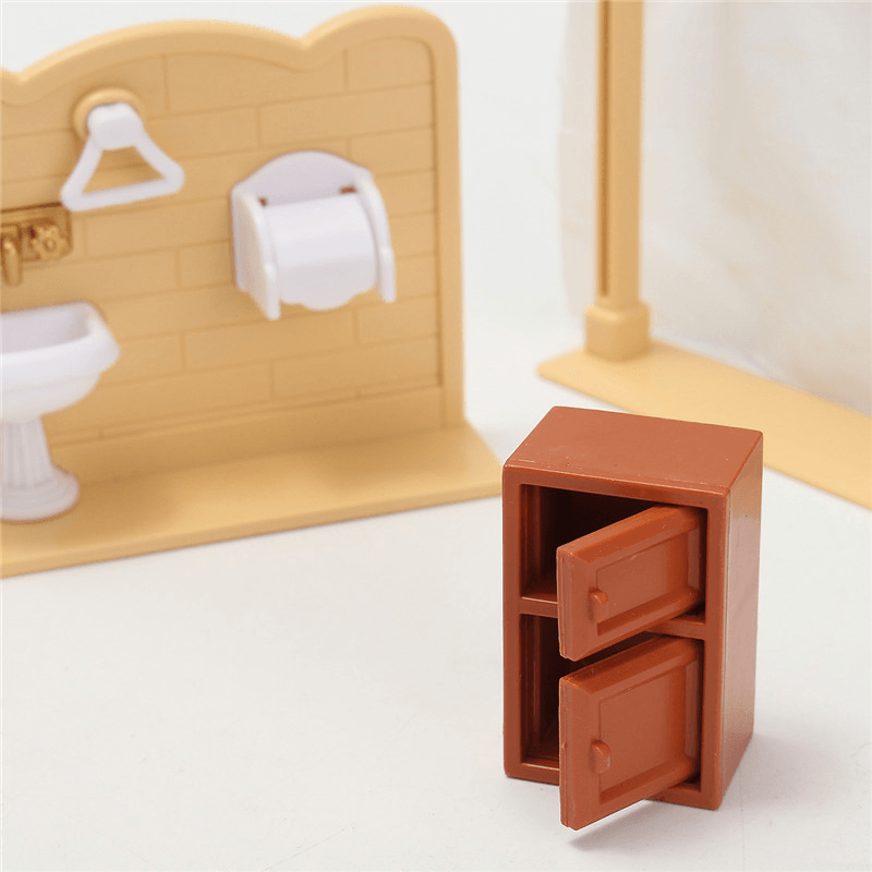 1:12 Simulation Bathroom Play House Props Dollhouse Creative DIY Material - MRSLM