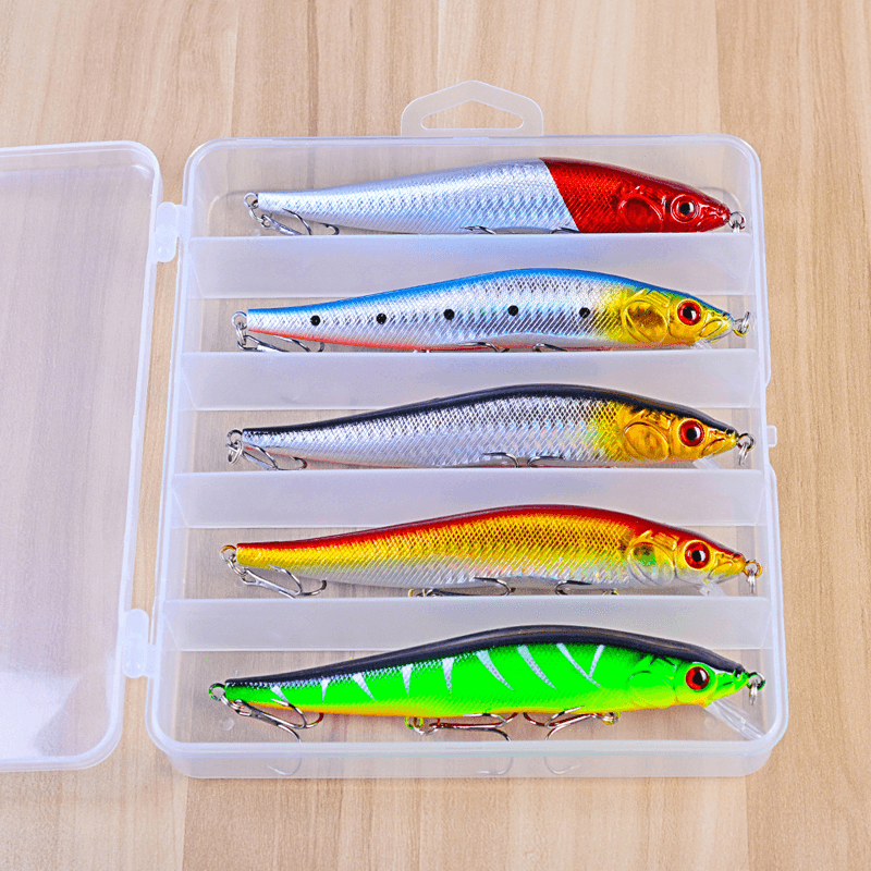 ZANLURE 5Pcs/Set 140Mm 20.5G Minnow Fishing Lure Artificial Hard Baits Carp Fishing Baits - MRSLM