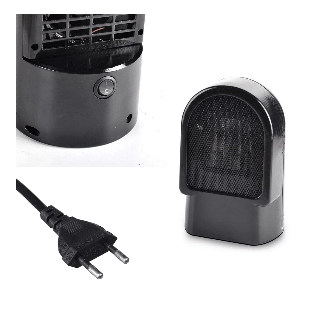 500W Personal Space Heater Mini Electric Desk Heater Fan Heater for Home Office Floor or Desktop - MRSLM