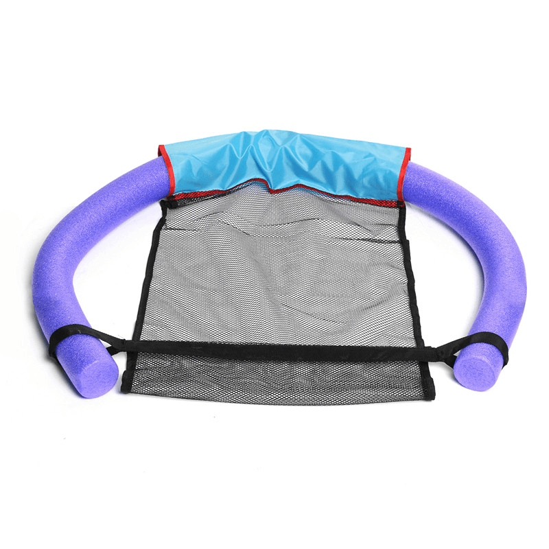 Summer Water Floating Chair Hammock Swimming Pool Seat Bed with Mesh Net Kickboard Lounge Chairs for Kid Adult Swimming Play Toys - MRSLM