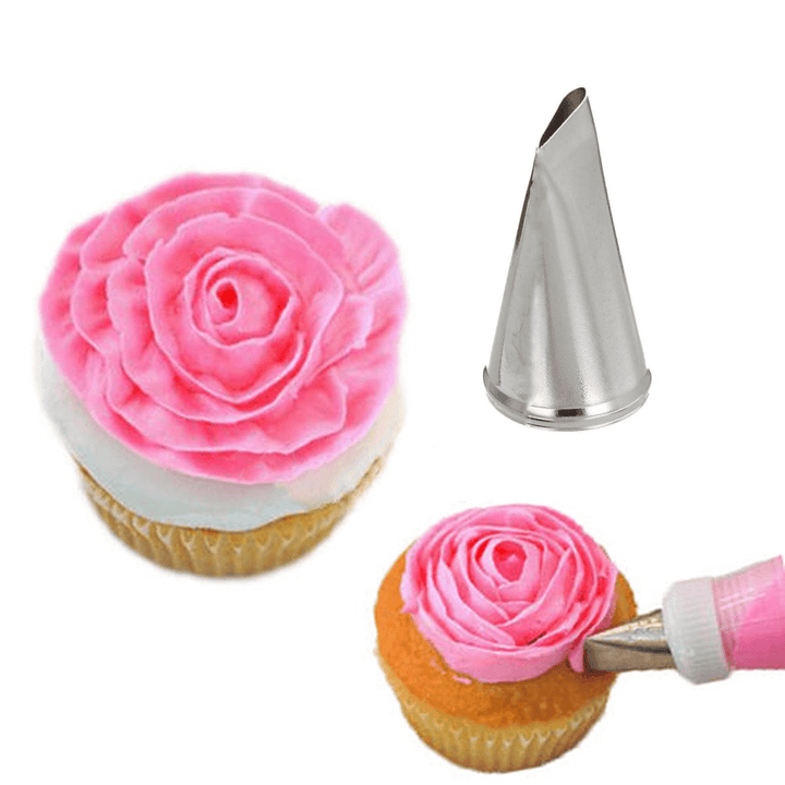 5 PCS Flower Petal Icing Piping Nozzle Cake Decorating Pastry Baking Tools - MRSLM