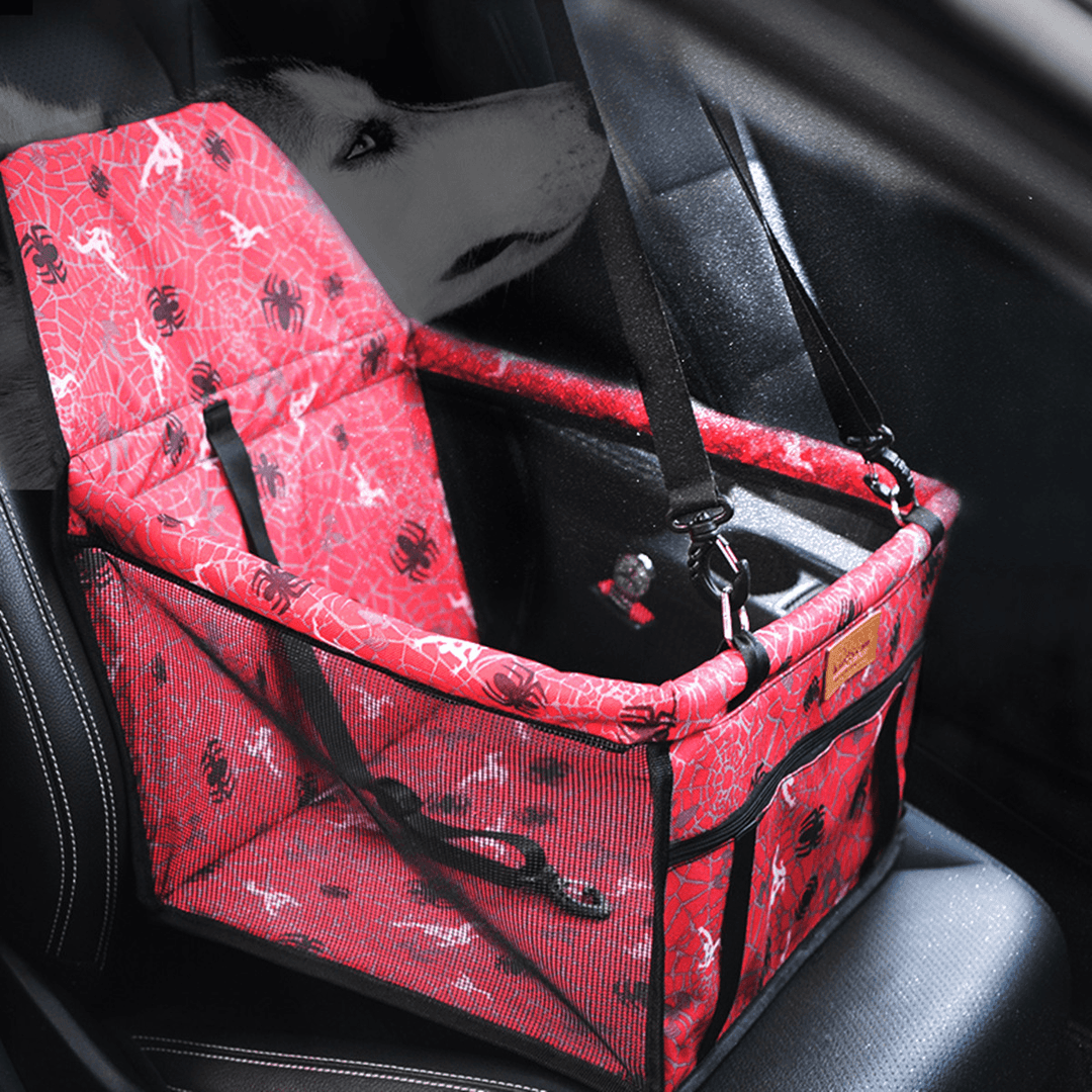 Foldable Pet Dog Car Seat Cover Safe Basket Protector Puppy Travel Pet Carrier Bag - MRSLM