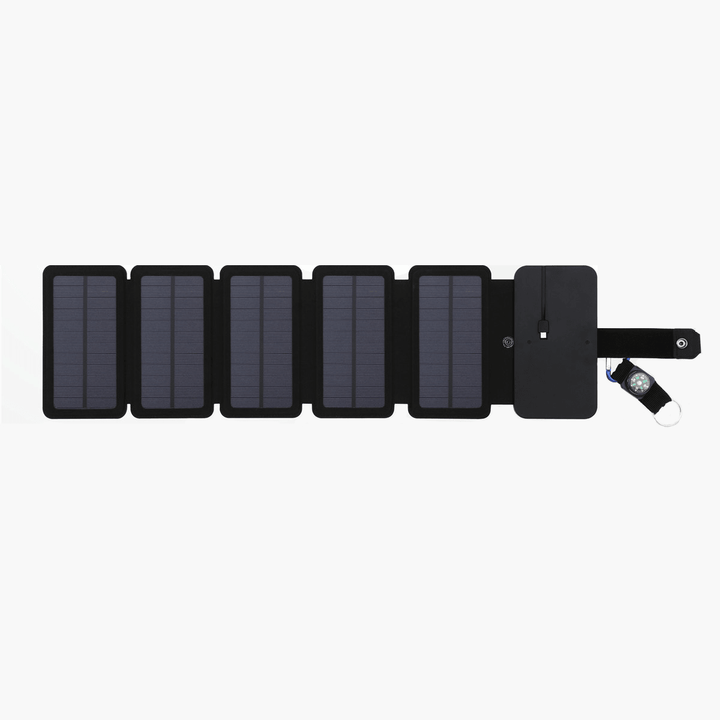 Folding Solar Panel 15W/20W Portable Camping Hiking Phone USB Charger Power Bank - MRSLM