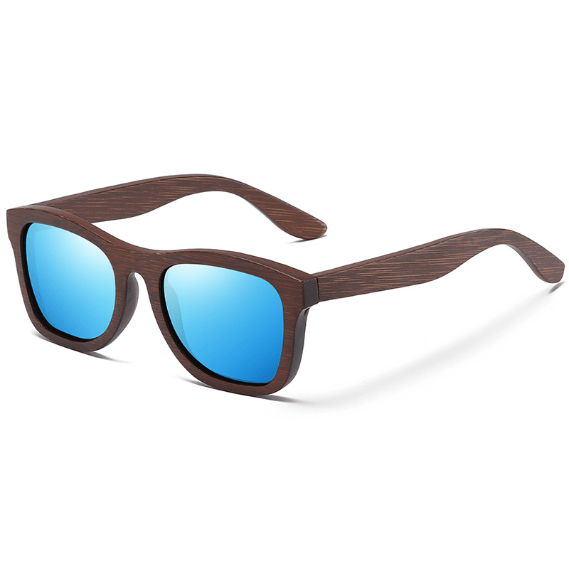 Bamboo Wood Sunglasses Wooden Retro Polarized - MRSLM