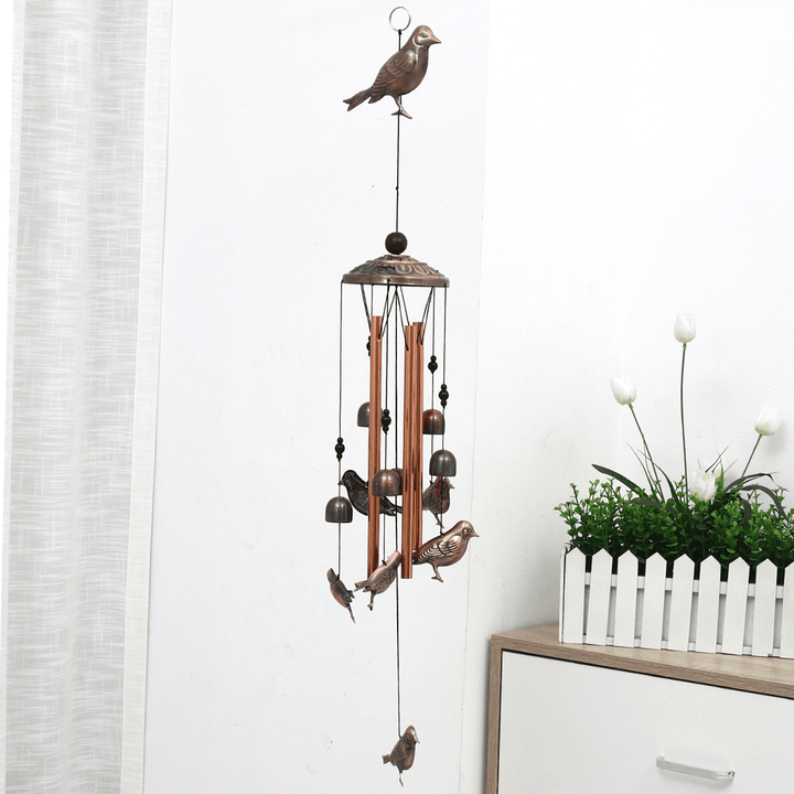 Brass Bell Wind Chime Ornaments European and American Garden Home Decoration - MRSLM