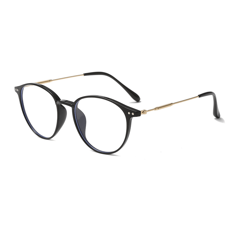 Metal anti Blue Light Glasses Frame Retro Women - MRSLM