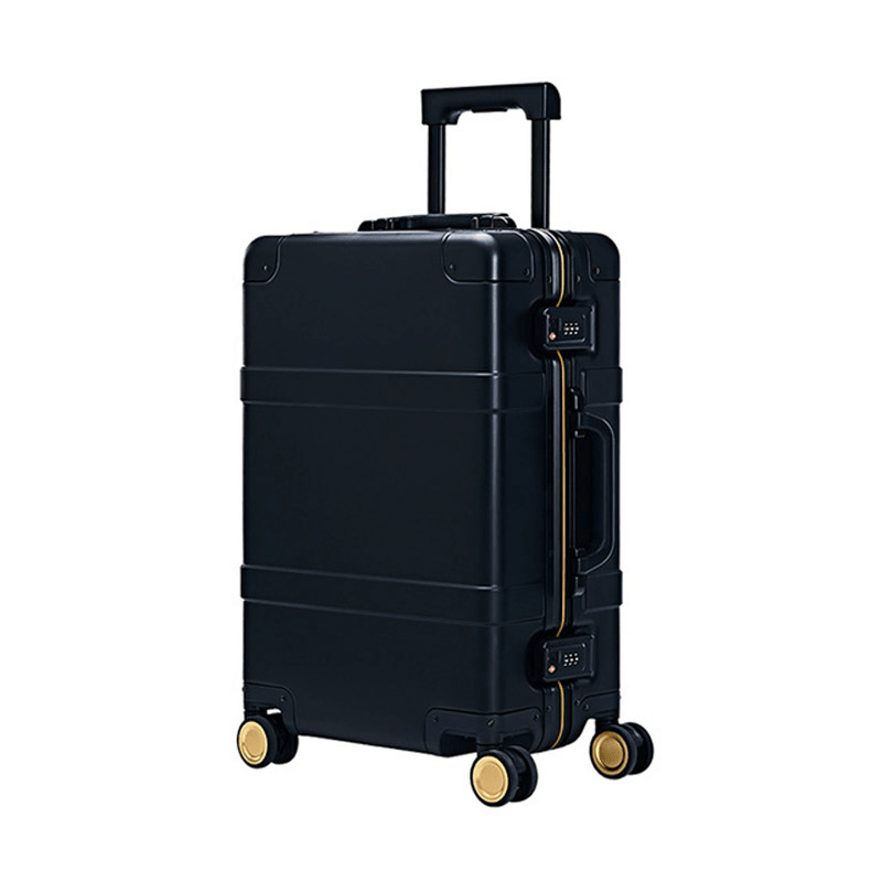 90FUN 20Inch TSA Lock Travel Suitcase Aluminum Alloy PC Spinner Wheel Carry on Luggage From - MRSLM