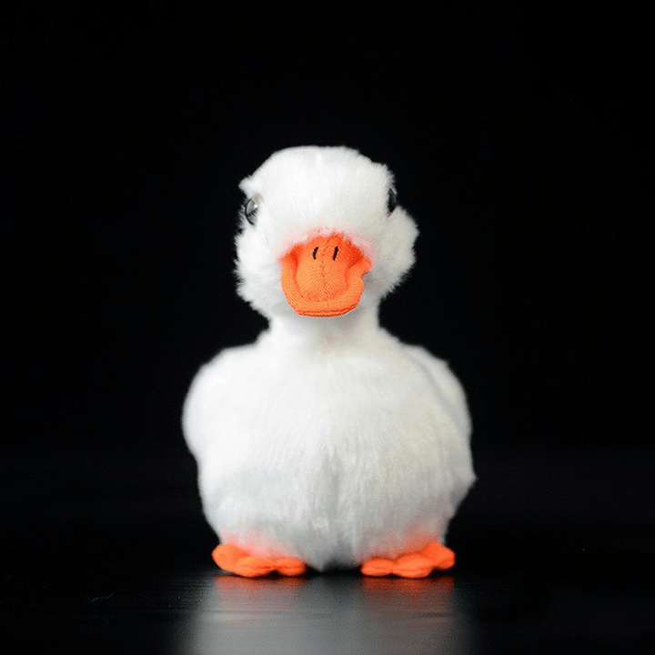 Simulation Cute White Duck Shape Plush Toy - MRSLM