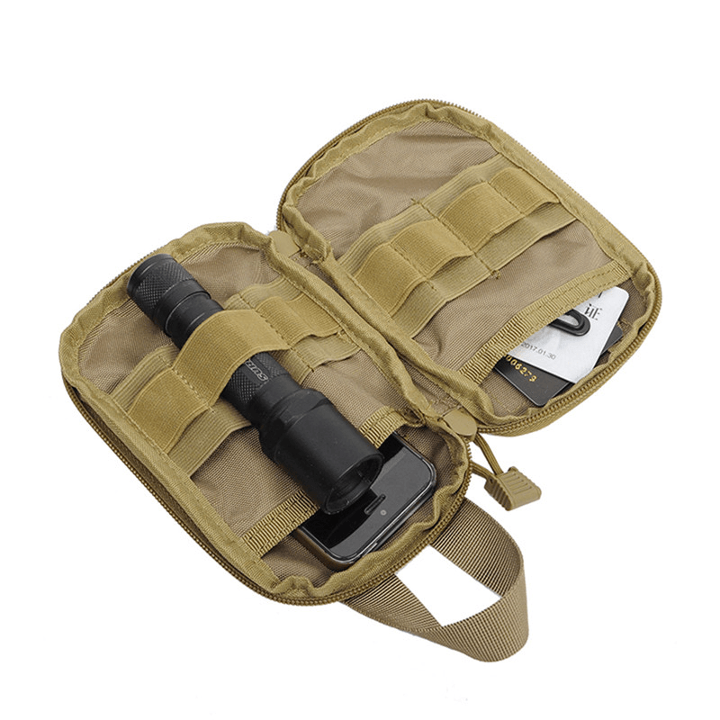 5Inch Outdoor Sport EDC Tactical Molle Waist Bag Pack Cell Phone Case Wallet Men Pouch Holder - MRSLM