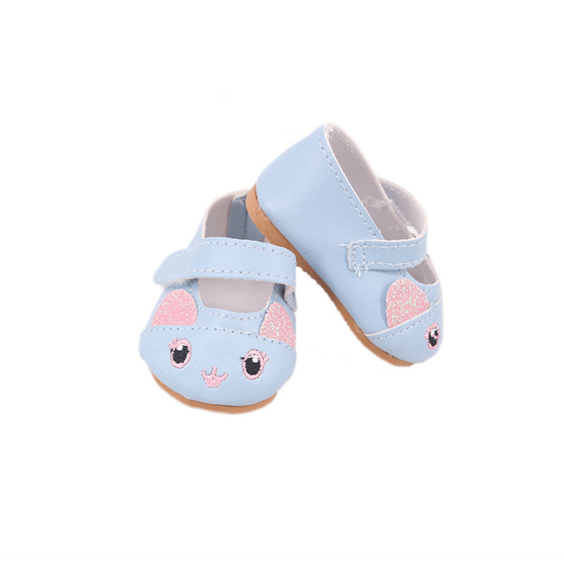 18 Inch American Girl Doll Cute Cat Shoes - MRSLM