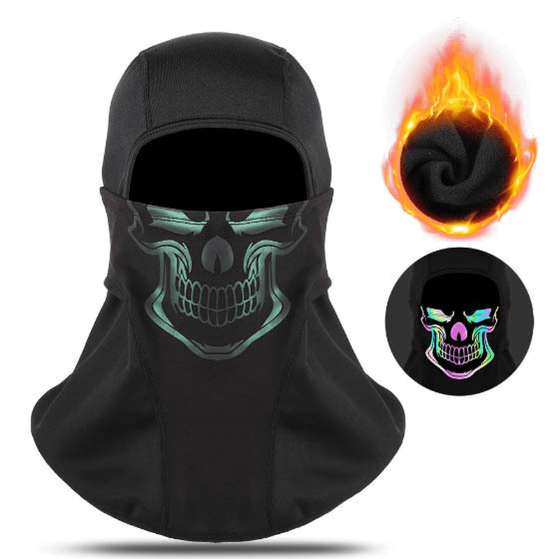 WEST BIKING Winter Cycling Headwear Sport Caps Thermal Fleece Cycling Face Mask for MTB Bike Running Skiing Motocycle Bicycle - MRSLM