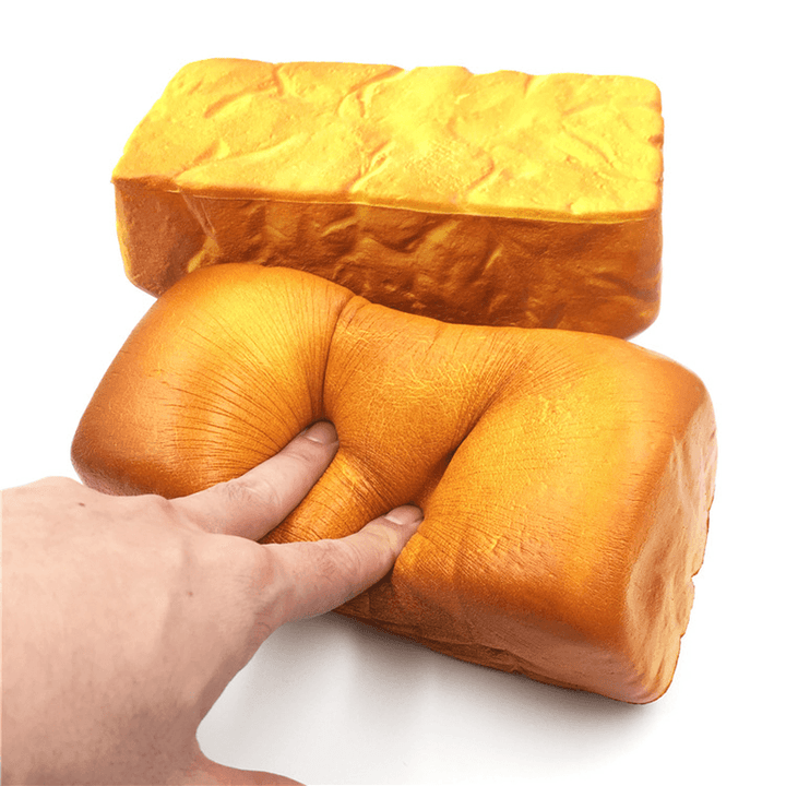 Squishyfun Squishy Jumbo Toast Bread 20Cm Slow Rising Original Packaging Collection Gift Decor Toy - MRSLM