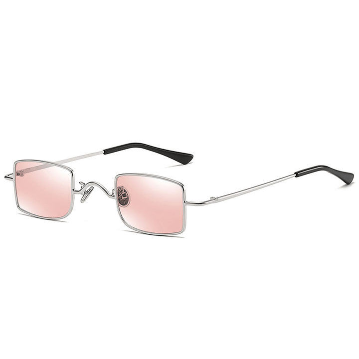 Men'S and Women'S Metal Mini Small Frame Retro Sunglasses - MRSLM