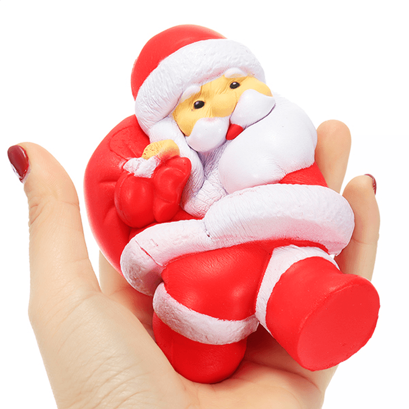 Chameleon Squishy Santa Clause Father Christmas Slow Rising with Packaging - MRSLM