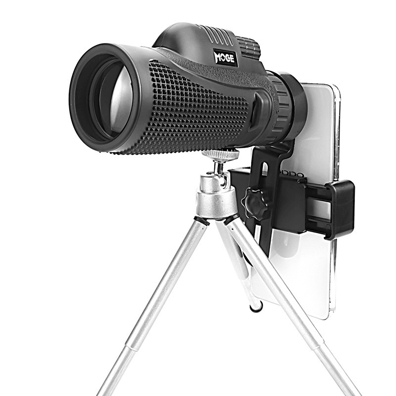 Moge 40X60 Monocular Optical HD Lens Telescope with Tripod Phone Clip Camping Travel - MRSLM