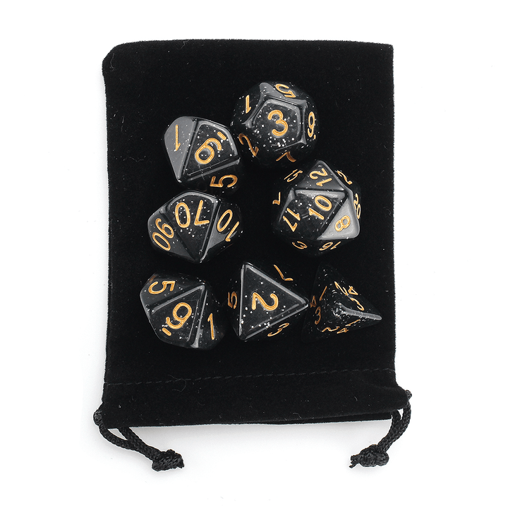 140Pcs/280Pcs Polyhedral Dices for Dungeons & Dragons Desktop Games with Storage Bags - MRSLM