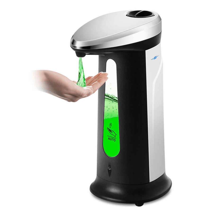 400ML ABS Smart Automatic Touchless Handsfree IR Sensor Soap Liquid Dispenser - MRSLM