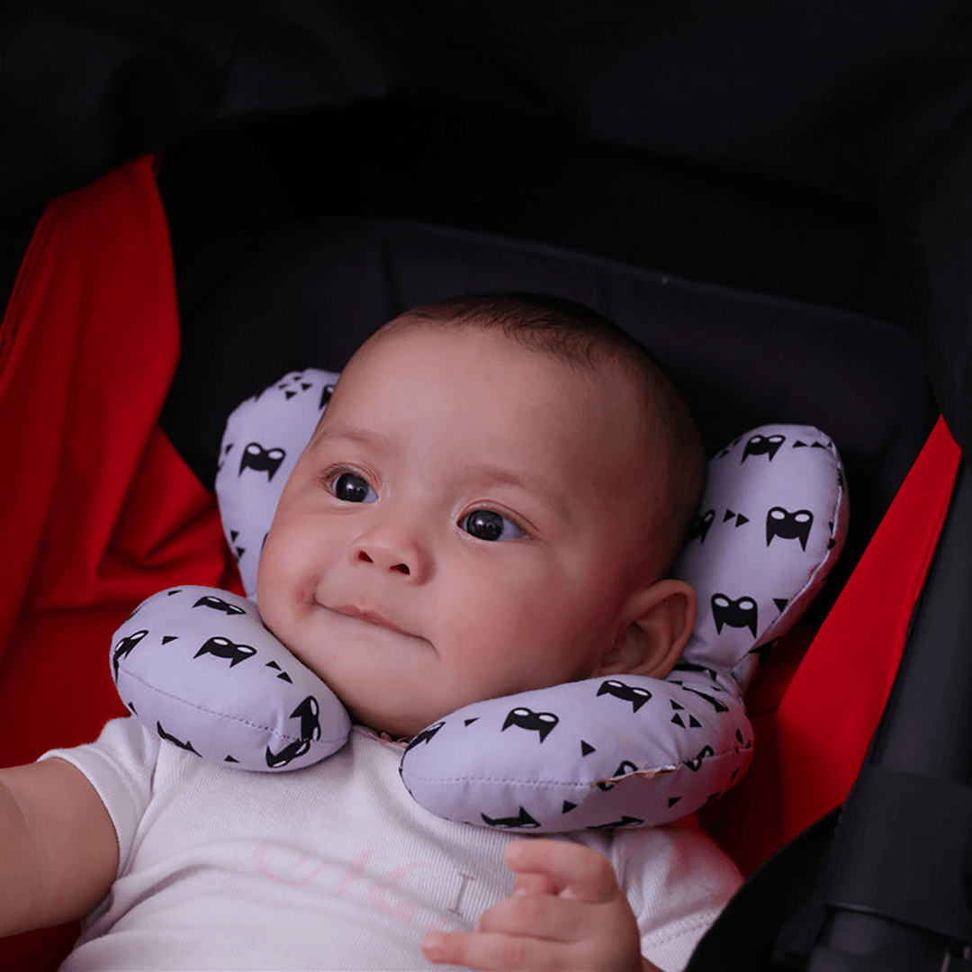 Cotton U-Shaped Pillow Baby Stroller Car Seat Cushion Pad Comfortable Breathable Kids Body Support Pillow Mat Outdoor Travel - MRSLM