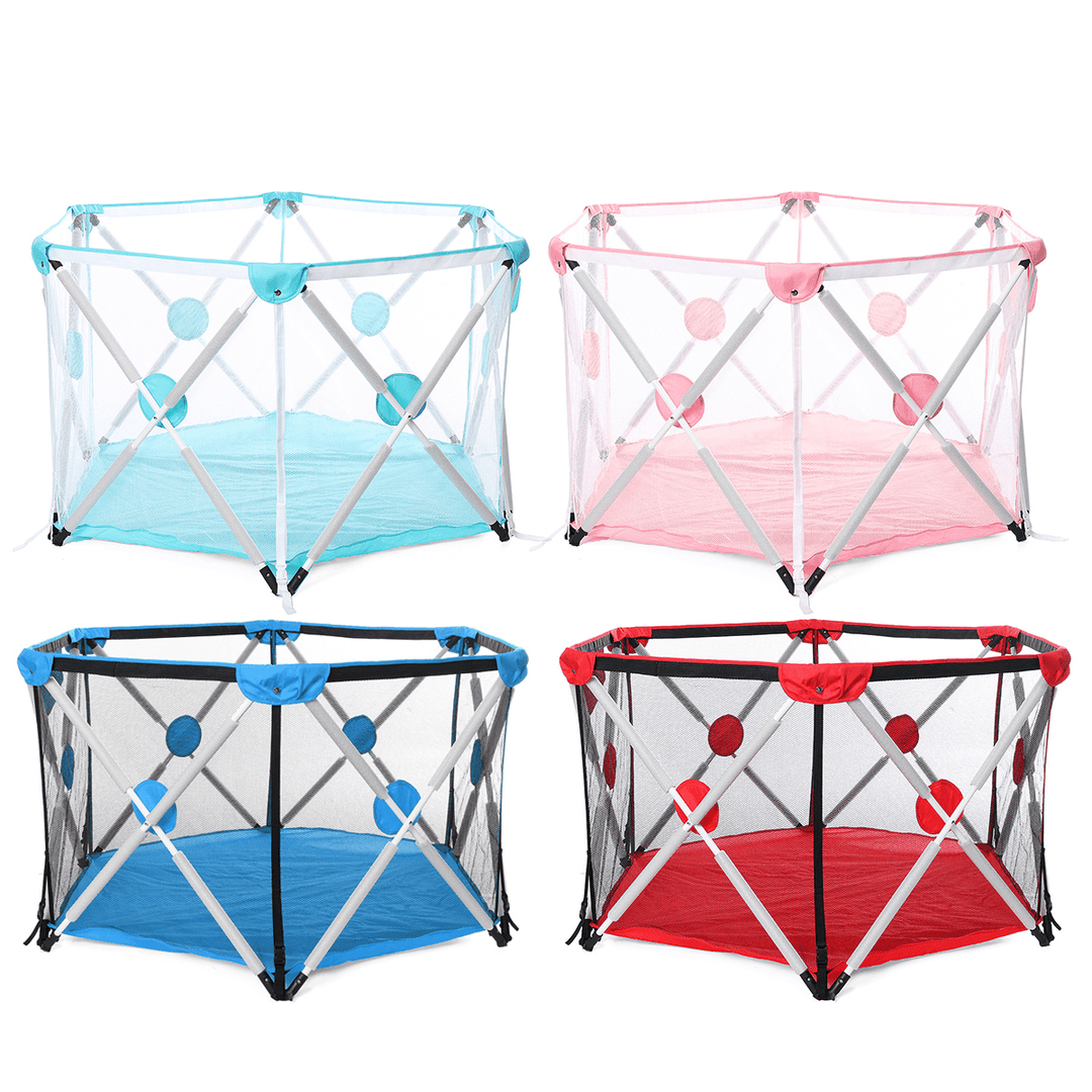 Children'S Hexagonal Fence Baby Protection Fence Portable Foldable Fence Children'S Toys Gifts - MRSLM