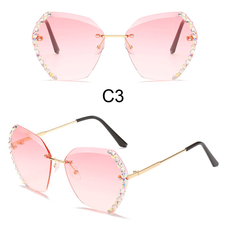 Diamond Cut-Edge Sunglasses Ladies Hot Sale Source - MRSLM