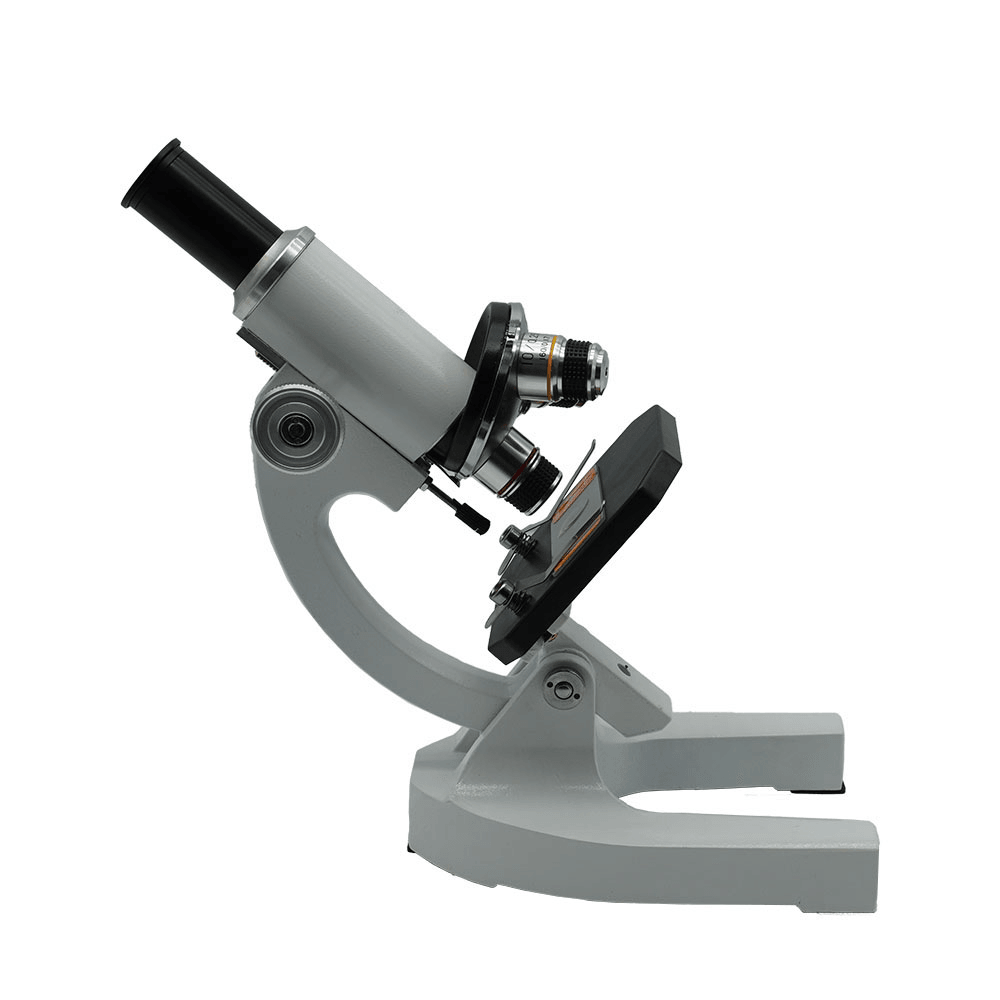 640X 1280X 2400X HD Biological Microscope Monocular Student Education Laboratory LED Light Phone Holder Electronic Eyepiece - MRSLM