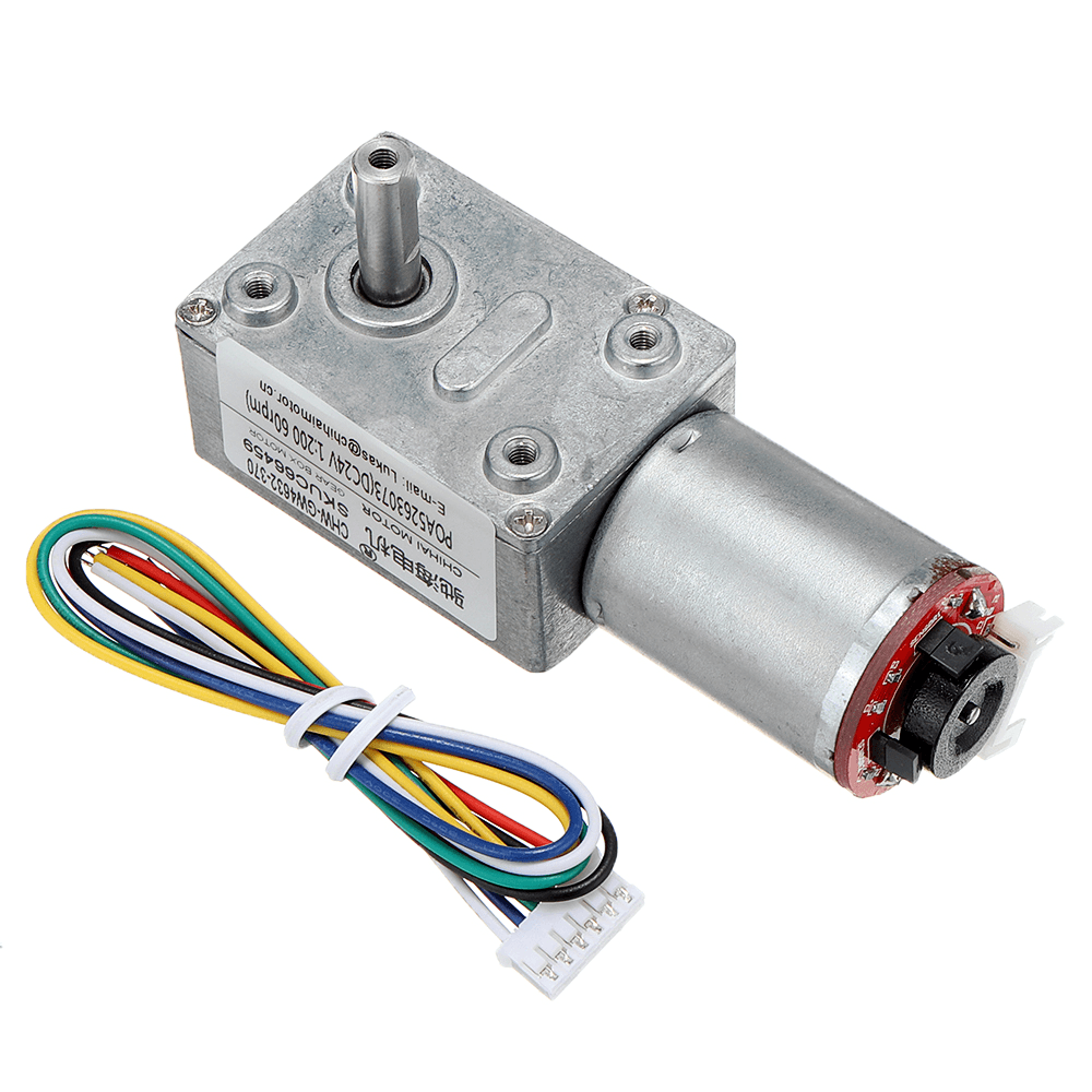 Chihai CHW-GH4632-370 Reduction Gear Encoder Motor Permanent Magnet DC Hall Coding Motor with Code - MRSLM