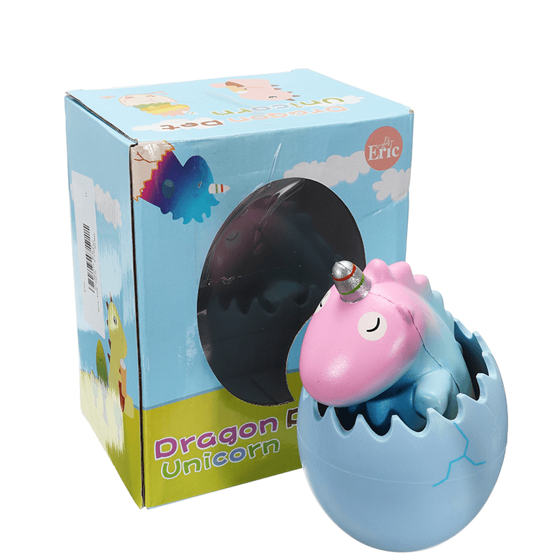 Eric Squishy Unicorn Dragon Pet Dinosaur Egg Slow Rising with Packaging Collection Gift Toy - MRSLM