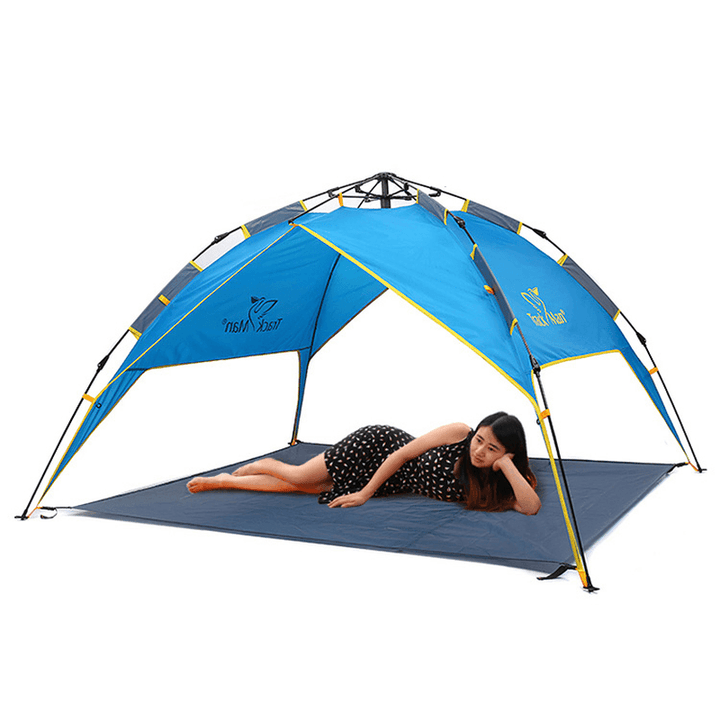 Trackman TM1111 3-4 People Automatic Tent Waterproof Double Layer Camping Sunshade Canopy - MRSLM