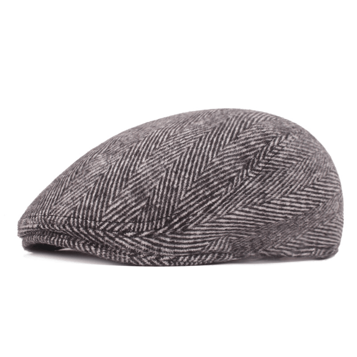 Beret Men'S and Women'S Simple Caps Autumn and Winter Hats - MRSLM