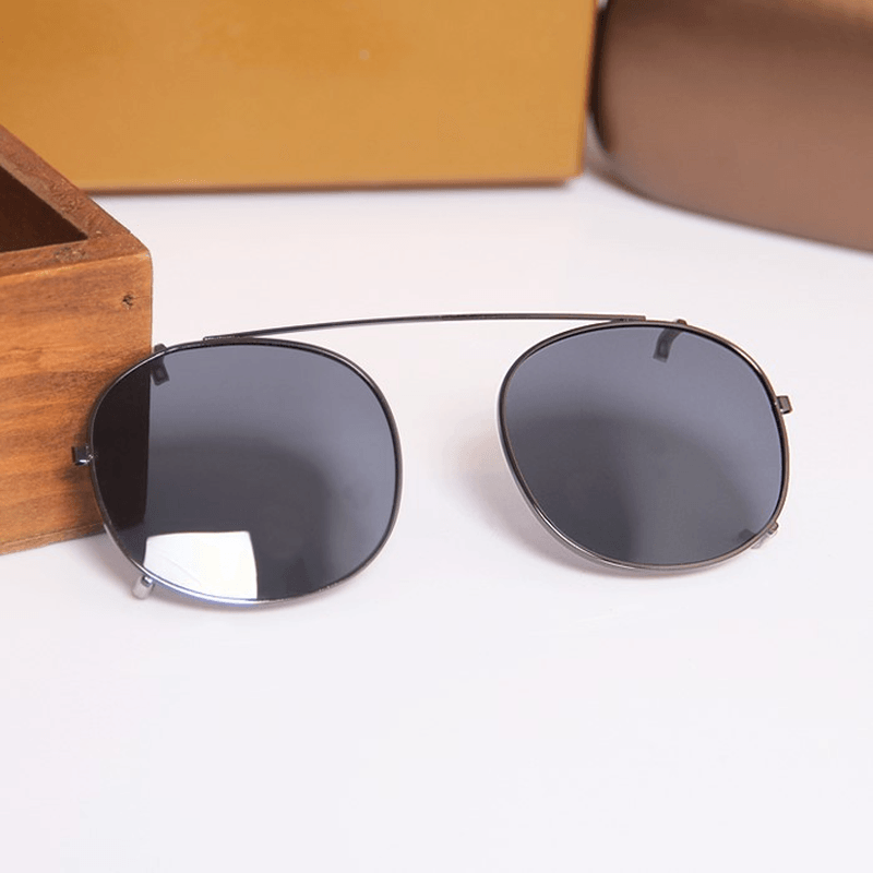 Polarized Sunglasses Clip Ultra-Light Driving Oval Glasses - MRSLM