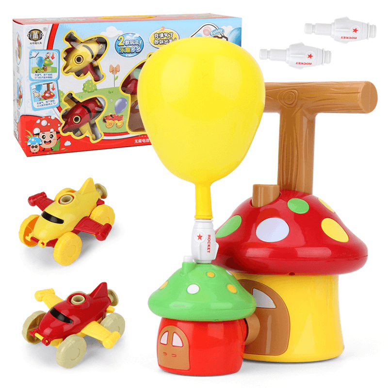 Cartoon Mushroom Powered Balloon Car - MRSLM