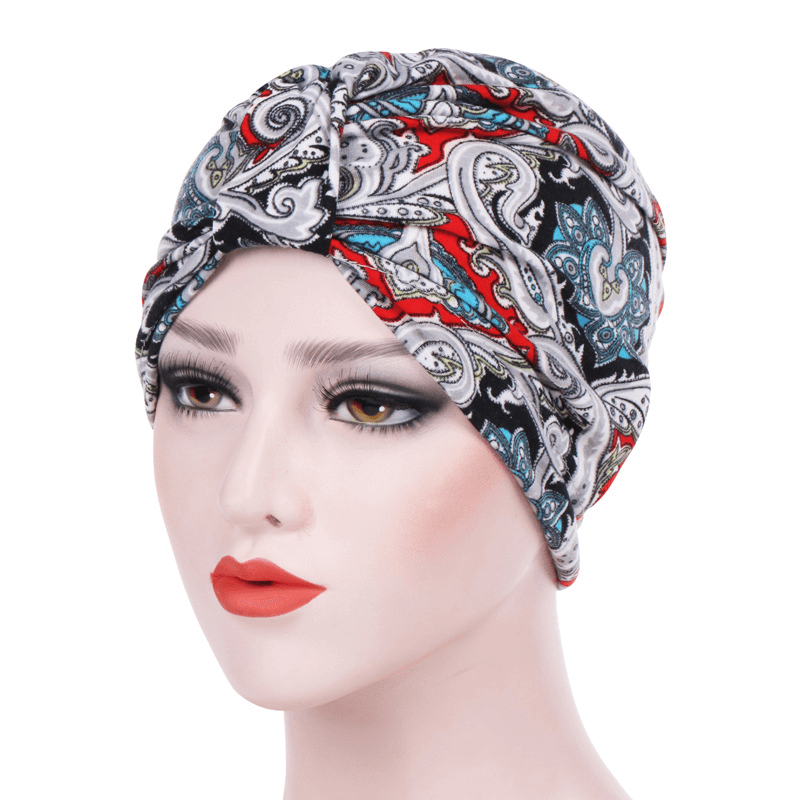 Women Summer Muslin Cotton Beanie Hat - MRSLM